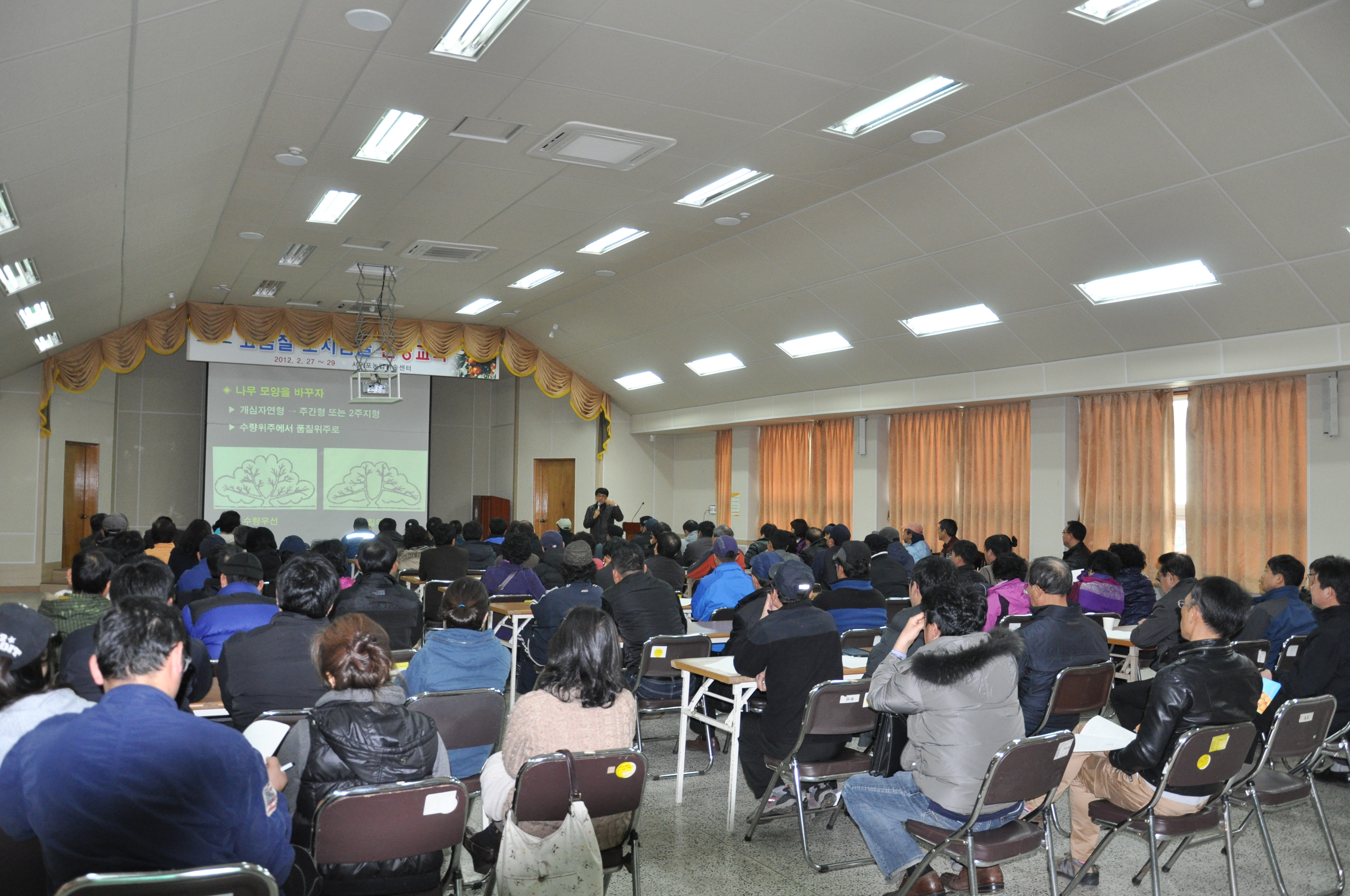 2012 노지감귤 고품질안정생산 정지전정 이론 및 실습교육